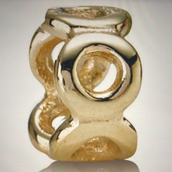 Pandora 750222 Solid 14k Yellow Gold Link Spacer - Picture 1 of 8